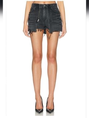 Distressed Double Layer Skort